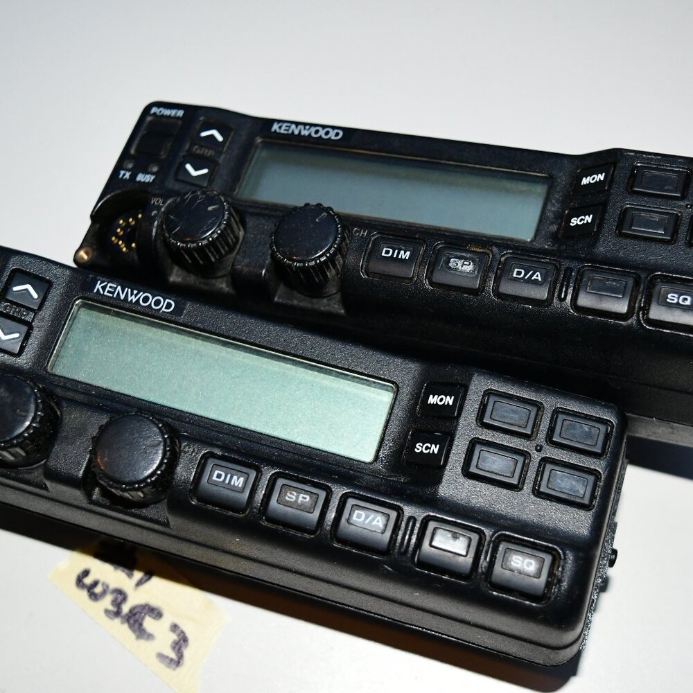 Lot 2 Kenwood KCH-11 Faceplate Control Head for TK-690(H) TK-790(H) TK-890(H)